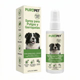 PuroPet™ - Spray Antipulgas y Garrapatas Natural para Perros